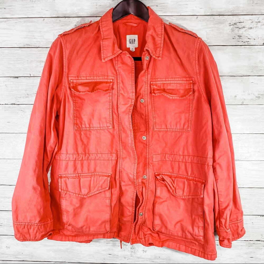 Women's Bright Coral Field Jacket